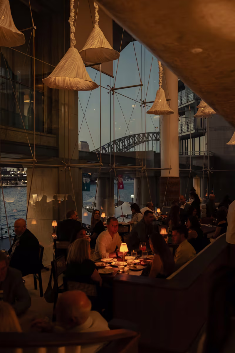 Evening dining at Flaminia
